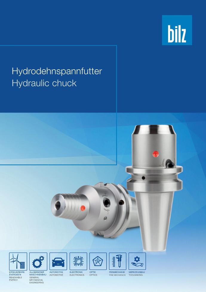 Hydraulic Chucks High-precision tool holders with uniform clamping force and stability.