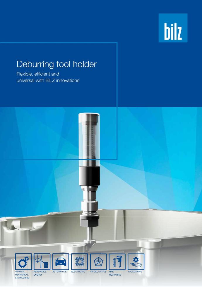 DHL Deburring Tool Holder Floating holder for precise, burr-free edge finishing on contours.